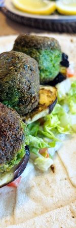 Dürüm mit selbstgemachten Falafel
