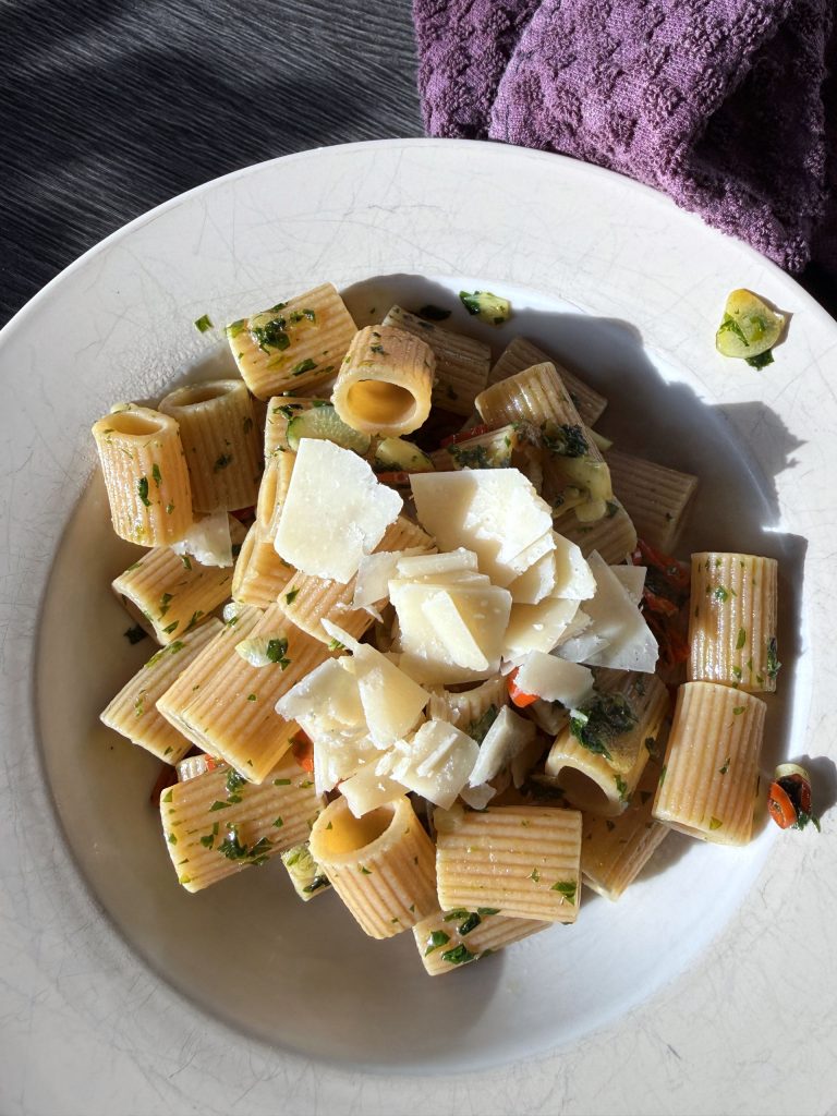 Spaghetti Aglio, Olio e Peperoncino Light